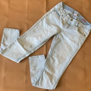 Arizona Jean Company Pinstripe Ankle Skinny Jeans